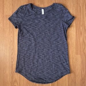 ❤️ Lululemon Love Crew Space Dye Black/Dark Shadow Size 4 NWT